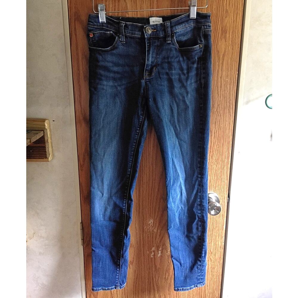 Hudson Krista Super Skinny Jeans 28 US 6 Low Rise Dark Wash Y2K Cropped Denim